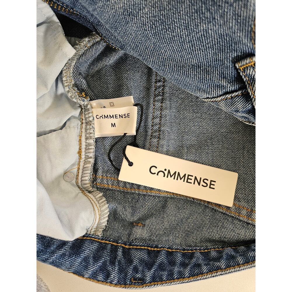 NWT Commense Denim Curved Leg Jeans, Size M (US 6) - Picture 5 of 9